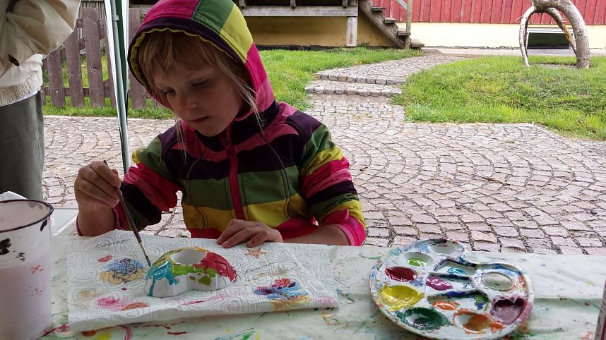 Basteln mit den kleinsten Besuchern