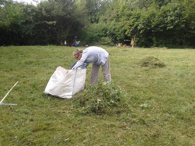 M&auml;hen gegen Gipsabbau - der Nordh&auml;user BUND in Aktion