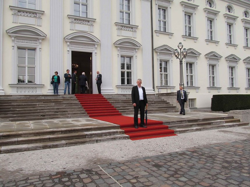 Matthias Siebert bei Bundespr&auml;sidenten