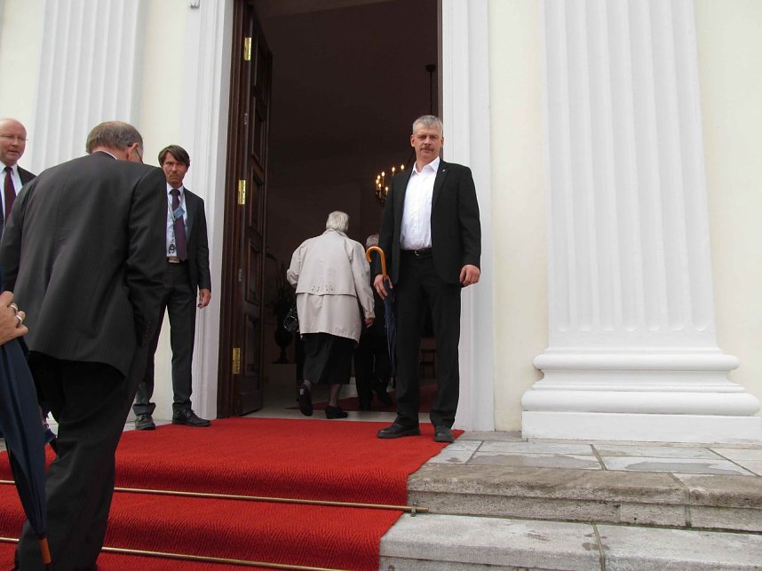 Matthias Siebert bei Bundespr&auml;sidenten