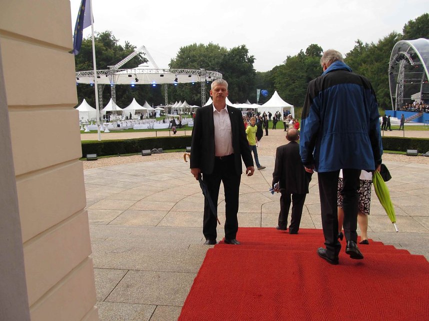 Matthias Siebert bei Bundespr&auml;sidenten