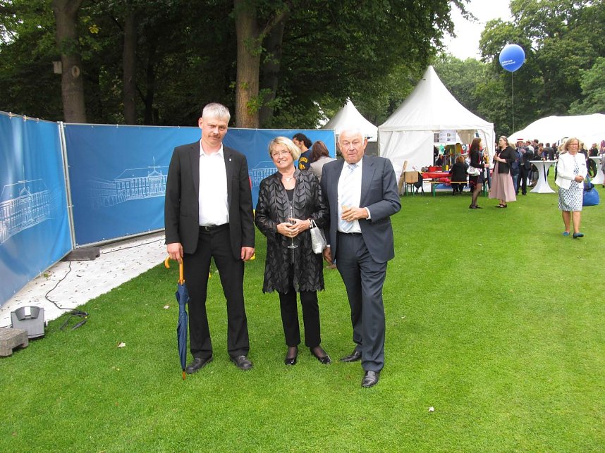 Matthias Siebert bei Bundespr&auml;sidenten