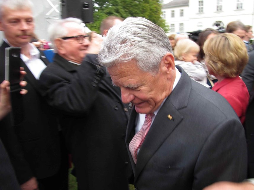 Matthias Siebert bei Bundespr&auml;sidenten