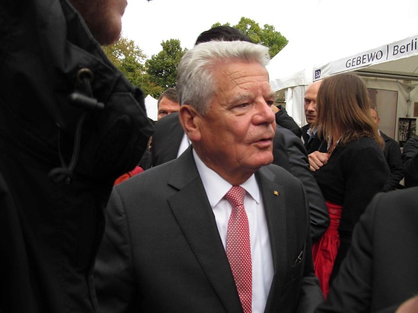 Matthias Siebert bei Bundespr&auml;sidenten