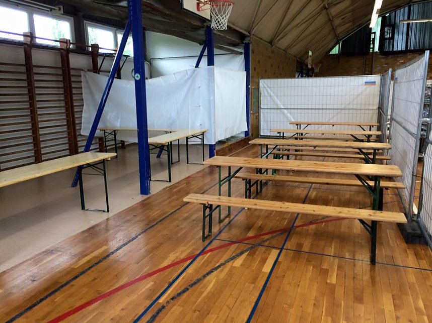 Ankunft wird vorbereitet