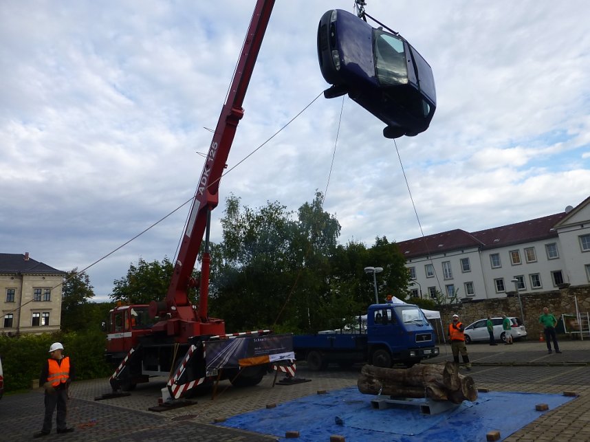Aktion junge Fahrer an der Morgenr&ouml;te in Nordhausen