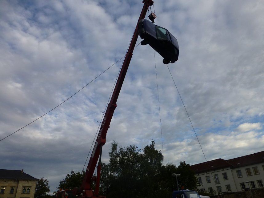 Aktion junge Fahrer an der Morgenr&ouml;te in Nordhausen