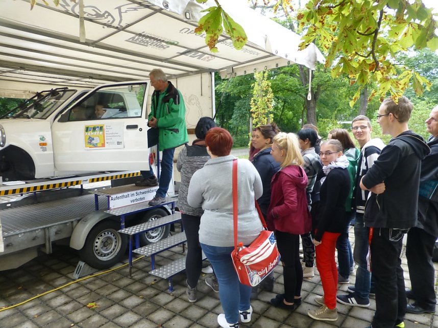 Aktion junge Fahrer an der Morgenr&ouml;te in Nordhausen