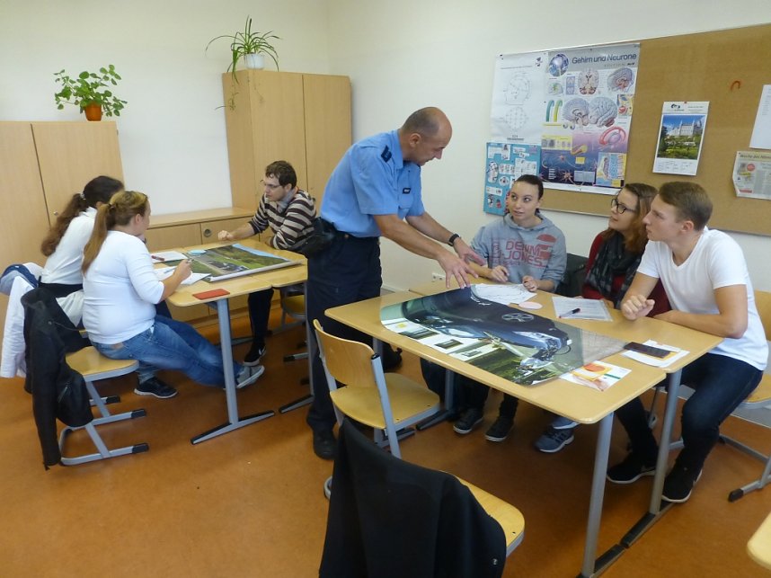 Aktion junge Fahrer an der Morgenr&ouml;te in Nordhausen