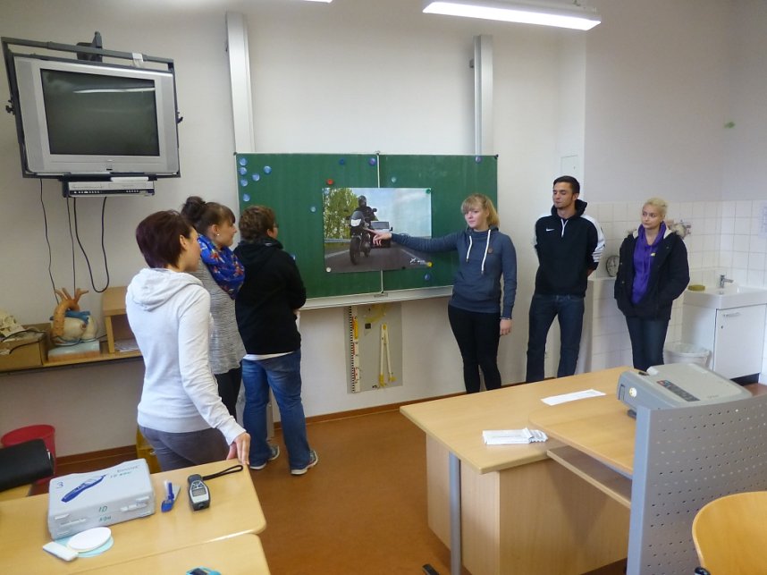 Aktion junge Fahrer an der Morgenr&ouml;te in Nordhausen