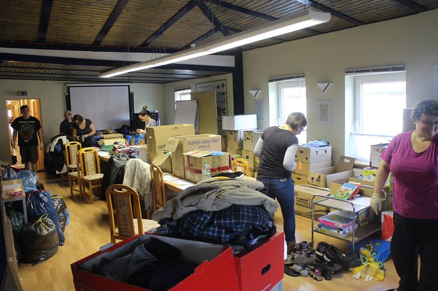 Spenden sortieren im LIFT