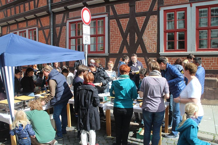 Essen der Kulturen in der Kurzen Meile