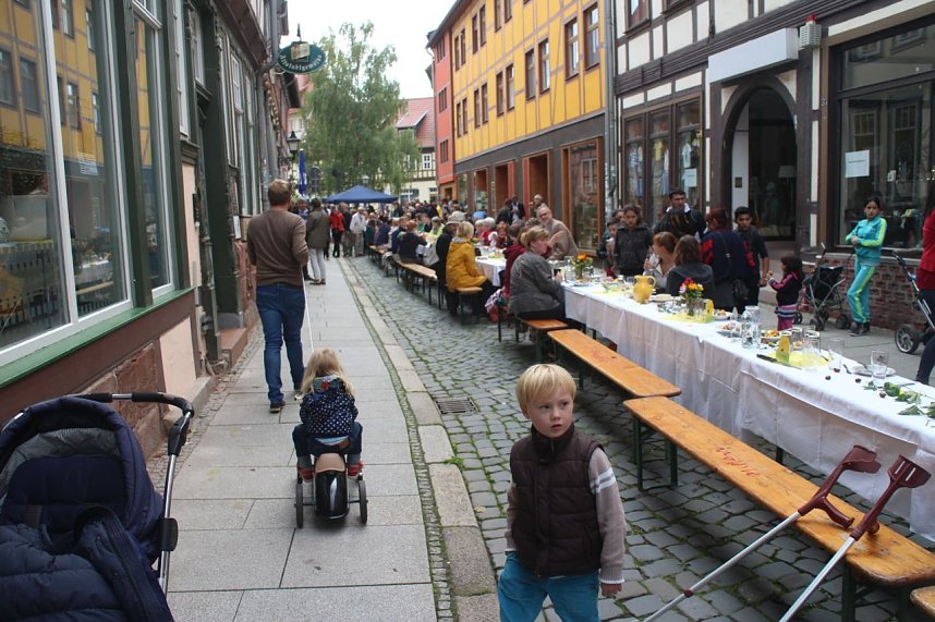 Essen der Kulturen in der Kurzen Meile