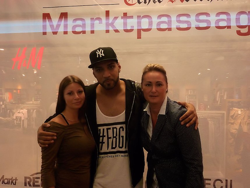 Mehrzad Marashi in der Nordh&auml;user Marktpassage