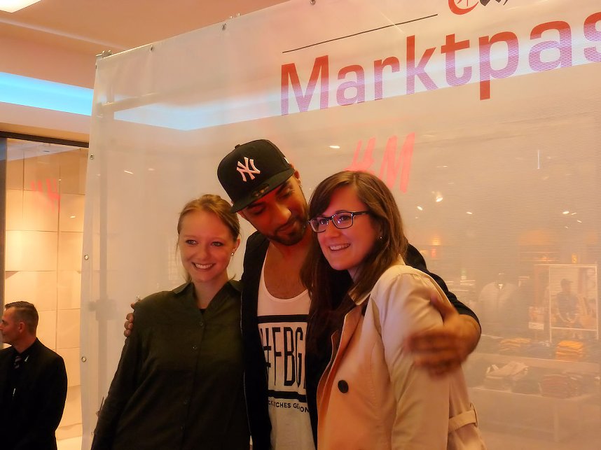 Mehrzad Marashi in der Nordh&auml;user Marktpassage