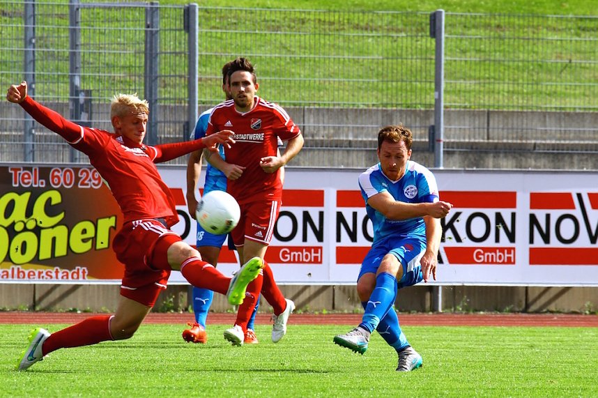 2:1-Sieg gegen Halberstadt