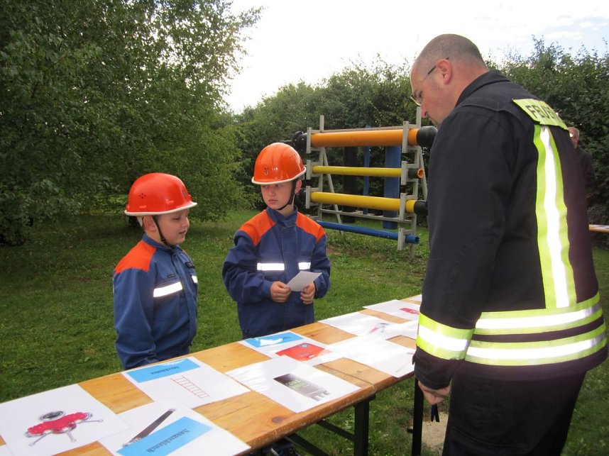 Retten will gelernt sein - in Bleicherode konnte der Feuerwehr-Nachwuchs zeigen was er gelernt hat