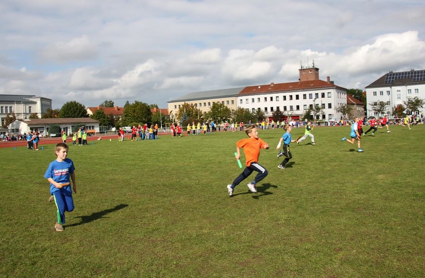 Staffellauf um den Pokal des Landrates