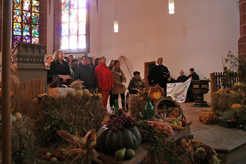 Erntedankgottesdienst der Lebenshilfe in der Blasiikirche Nordhausen
