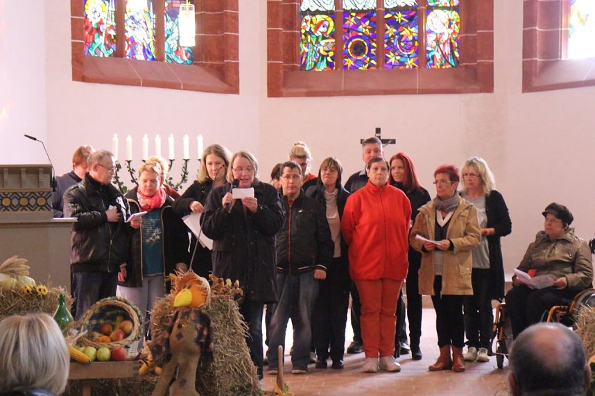 Erntedankgottesdienst der Lebenshilfe in der Blasiikirche Nordhausen