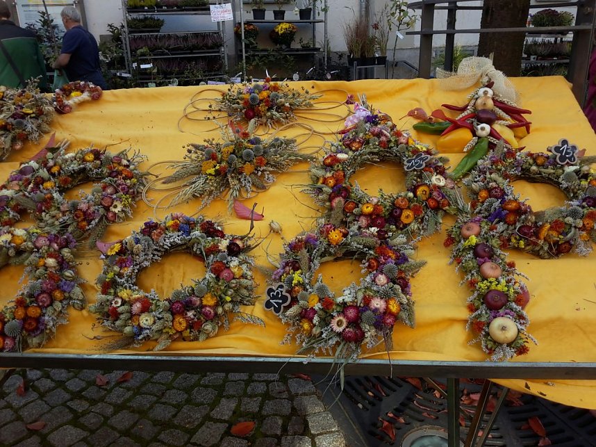 Menschen und K&uuml;rbisse