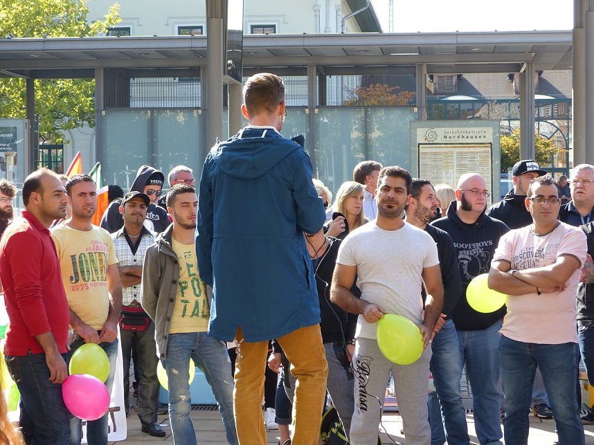 Zwei Demos in Nordhausen