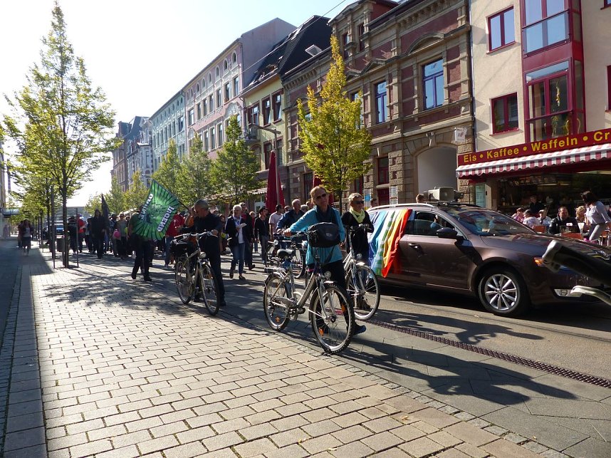 Zwei Demos in Nordhausen