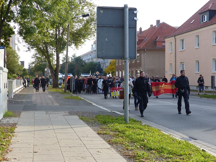 Zwei Demos in Nordhausen