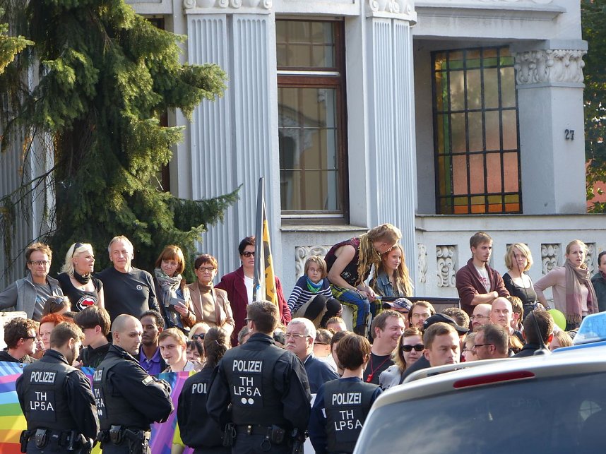 Zwei Demos in Nordhausen