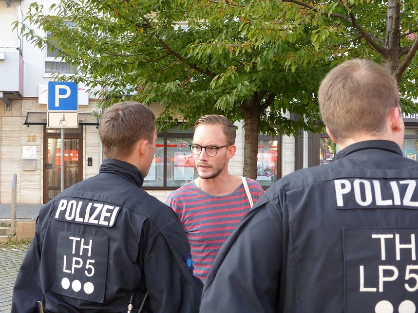 Zwei Demos in Nordhausen