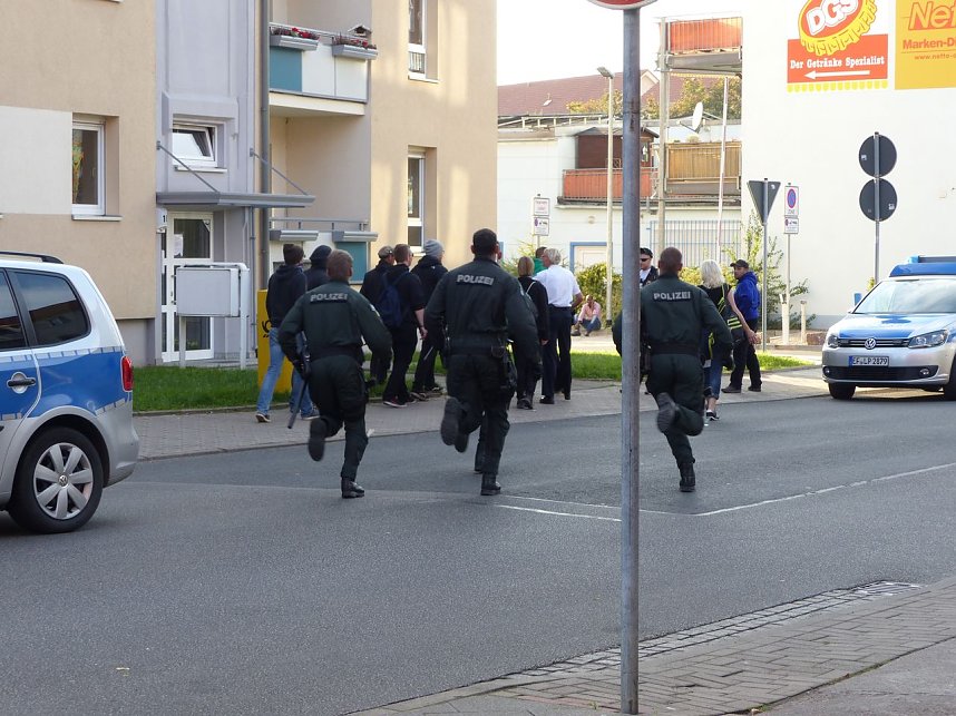 Zwei Demos in Nordhausen