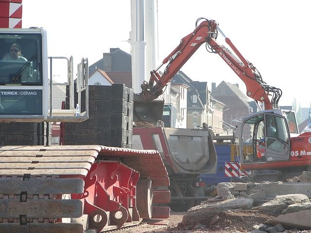 Gigantische Baustelle