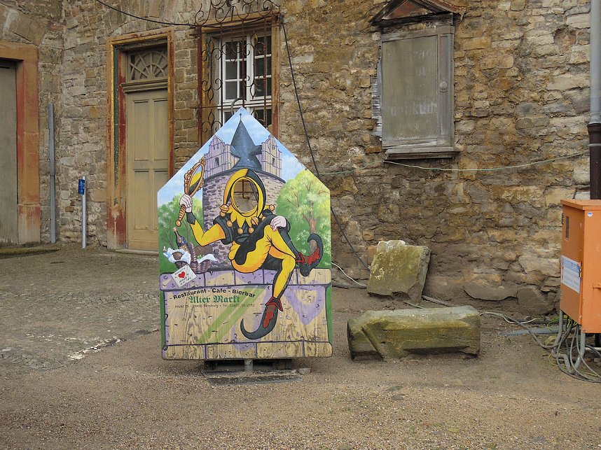 Unterwegs auf Schloss Bernburg