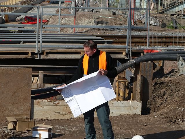 Gigantische Baustelle