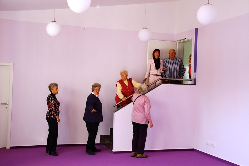 Tag der offenen T&uuml;r in neuer Festhalle in Sollstedt