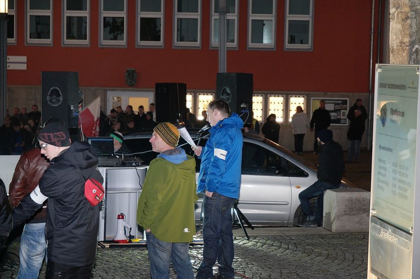 Zwei Demos in Nordhausen