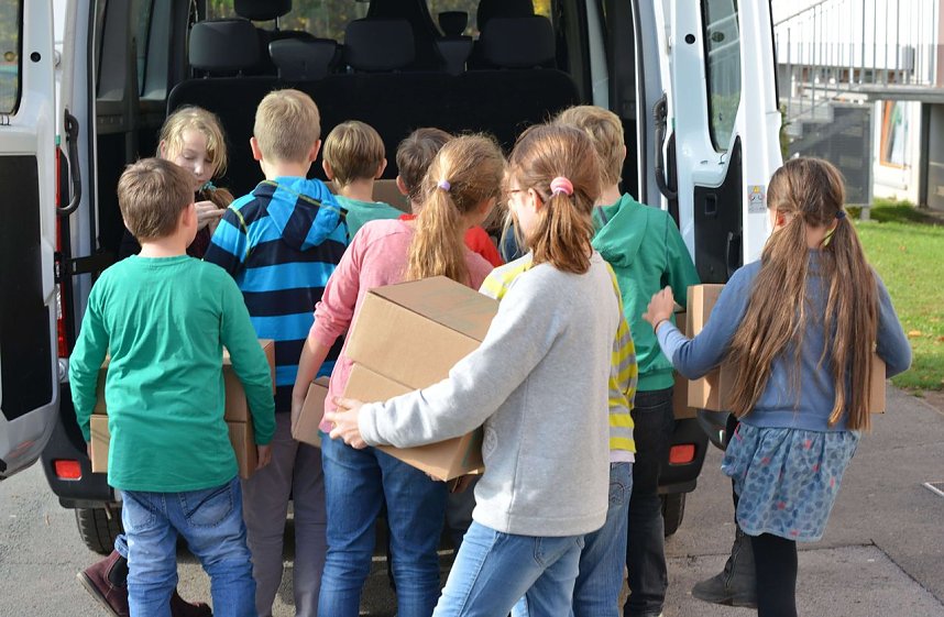 P&auml;ckchen abgegeben