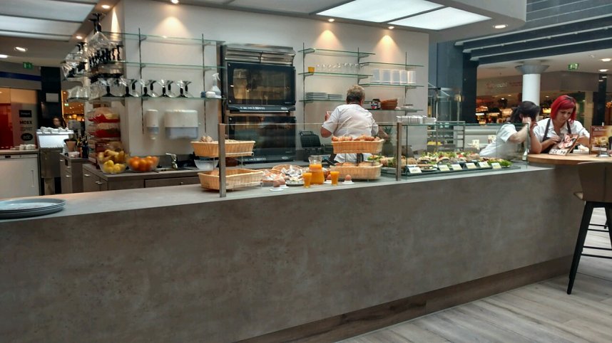 Probelauf in der Galerie