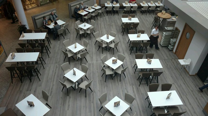 Probelauf in der Galerie