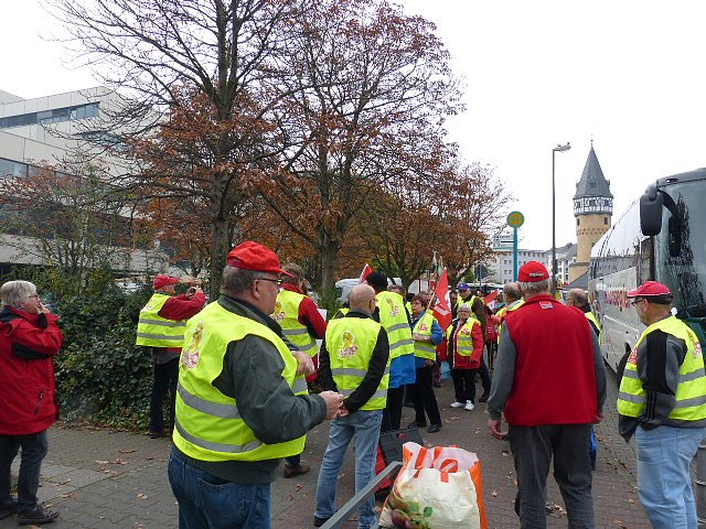 Demonstranten machten Druck