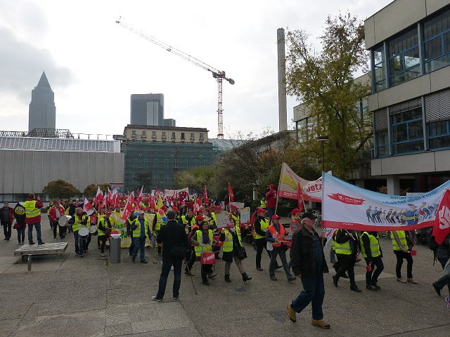 Demonstranten machten Druck