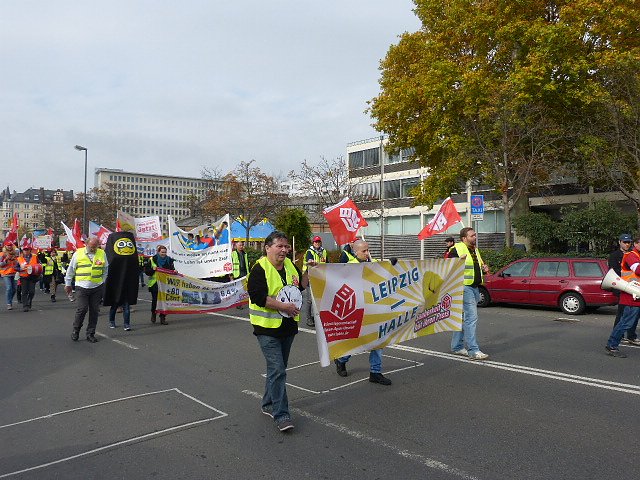 Demonstranten machten Druck