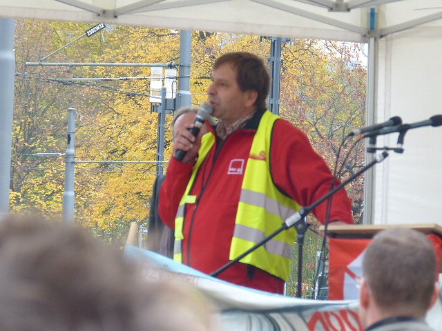 Demonstranten machten Druck