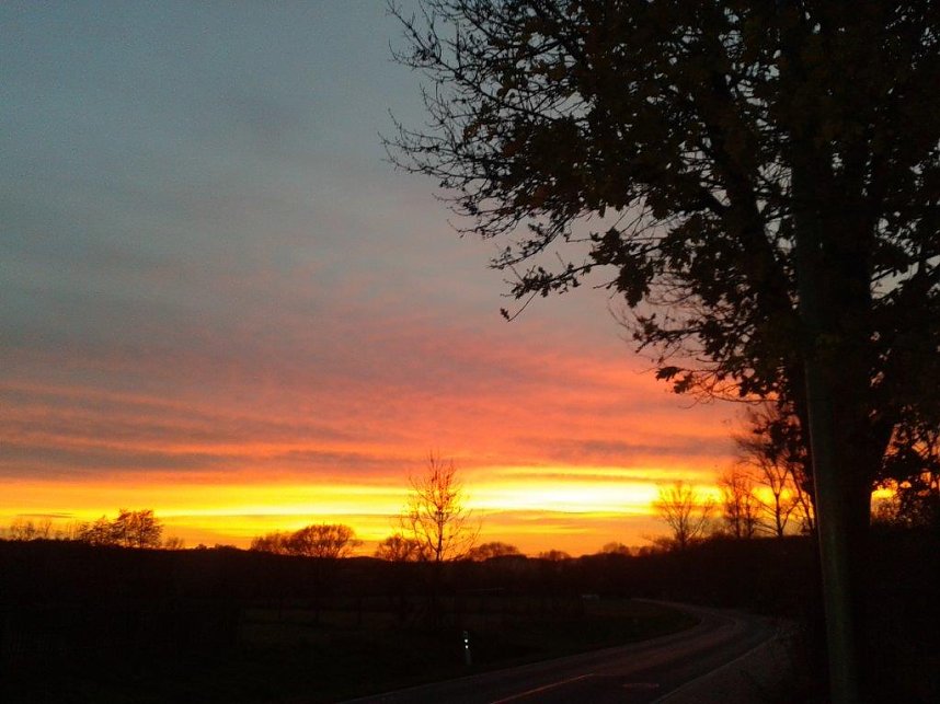 Sonnenuntergang im S&uuml;dharz