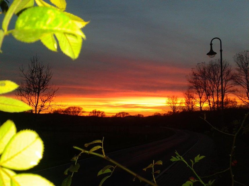 Sonnenuntergang im S&uuml;dharz