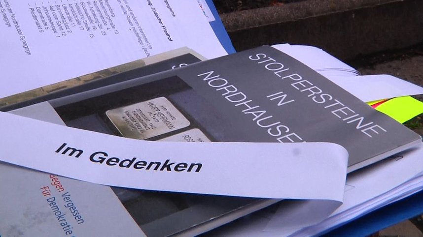 Gedenkveranstaltungen in Nordhausen am 9. November 2015