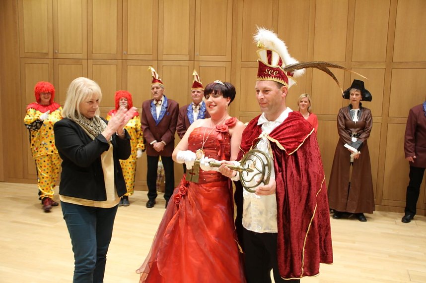 Die Narren aus Salza &uuml;bernehmen das Regiment