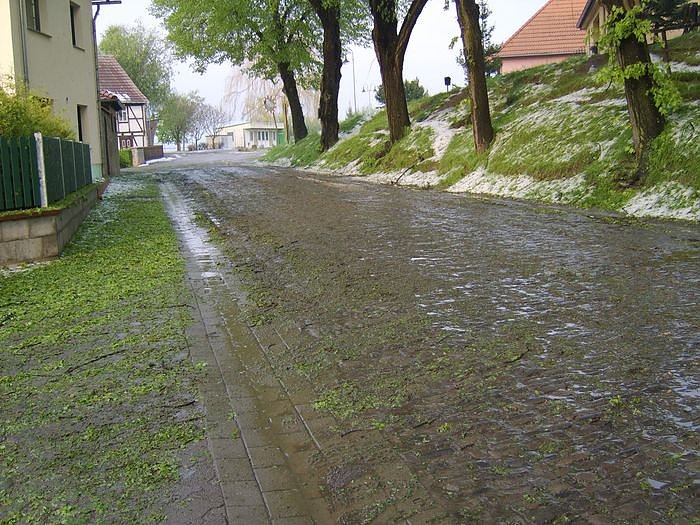 Unwetter - fotografiert in Hamma