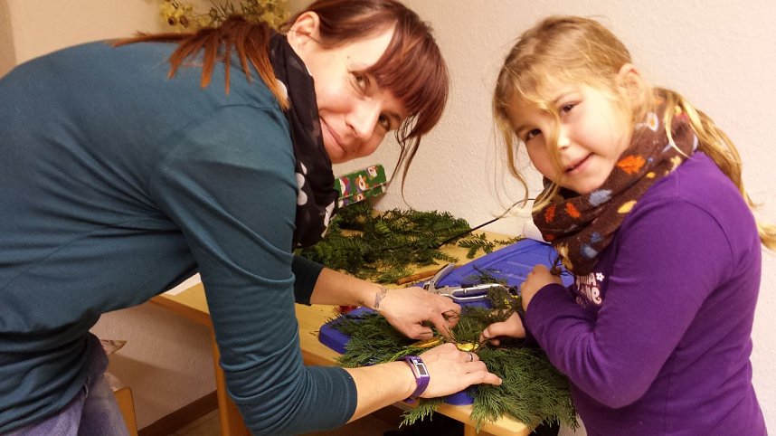Adventsbasteln in Niedersachswerfen