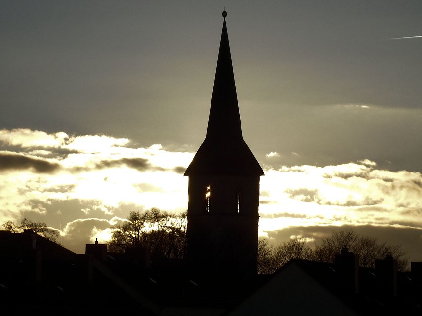Farbenspiel am Abendhimmel